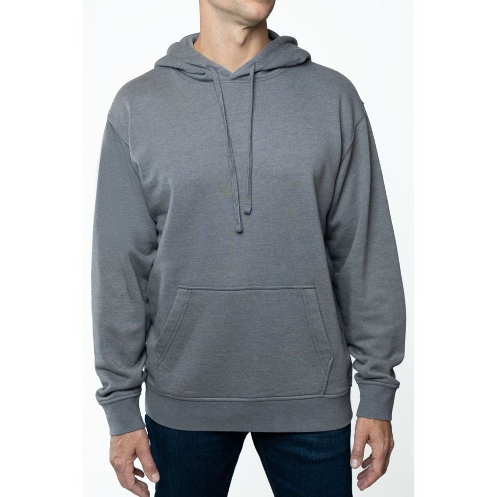 Lazer Mens Hoodie Pullover Sweatshirt, Grey, Size L, NWT‎